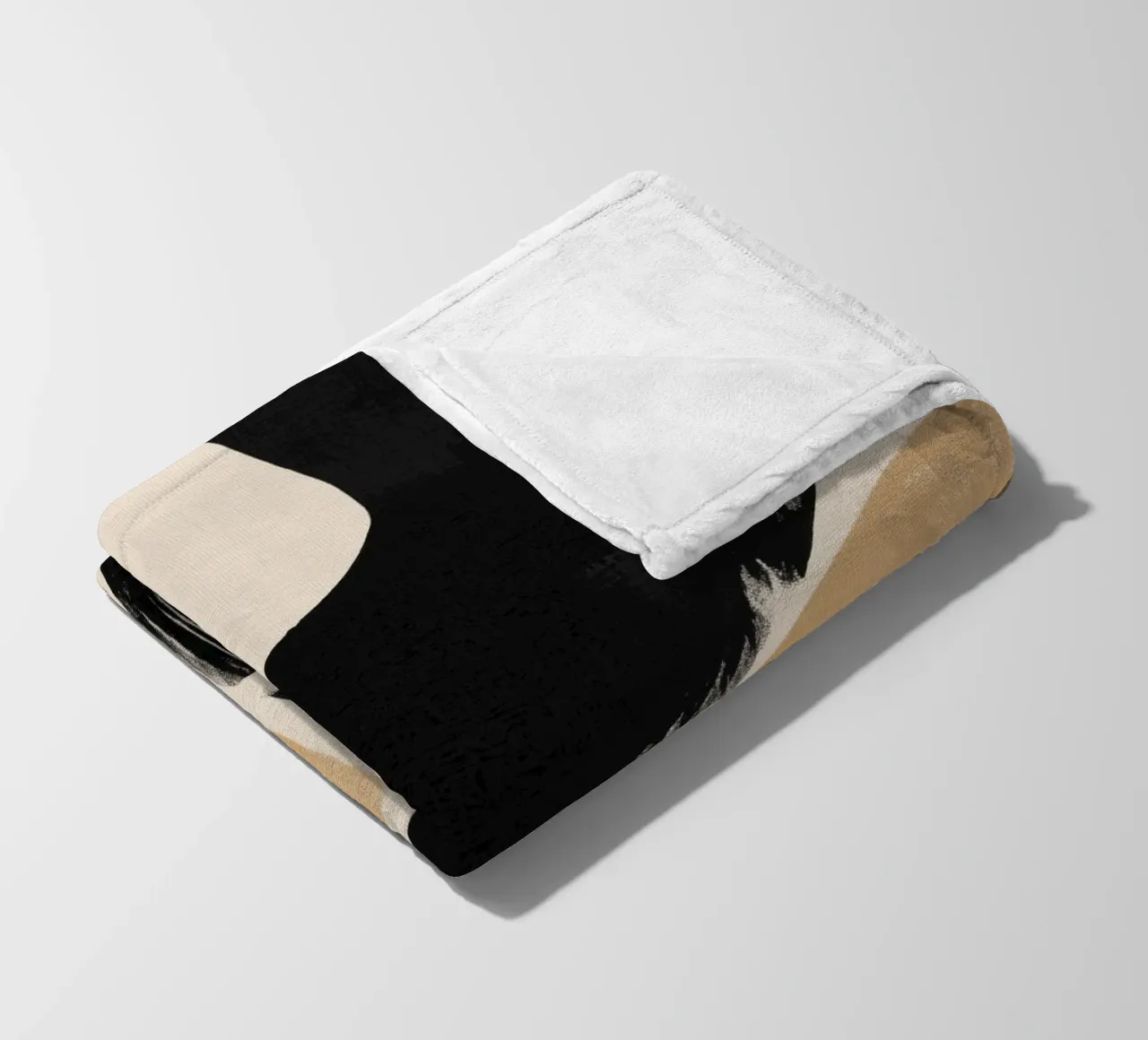 Pennellate audaci coperta in pile da Melloi Art Print