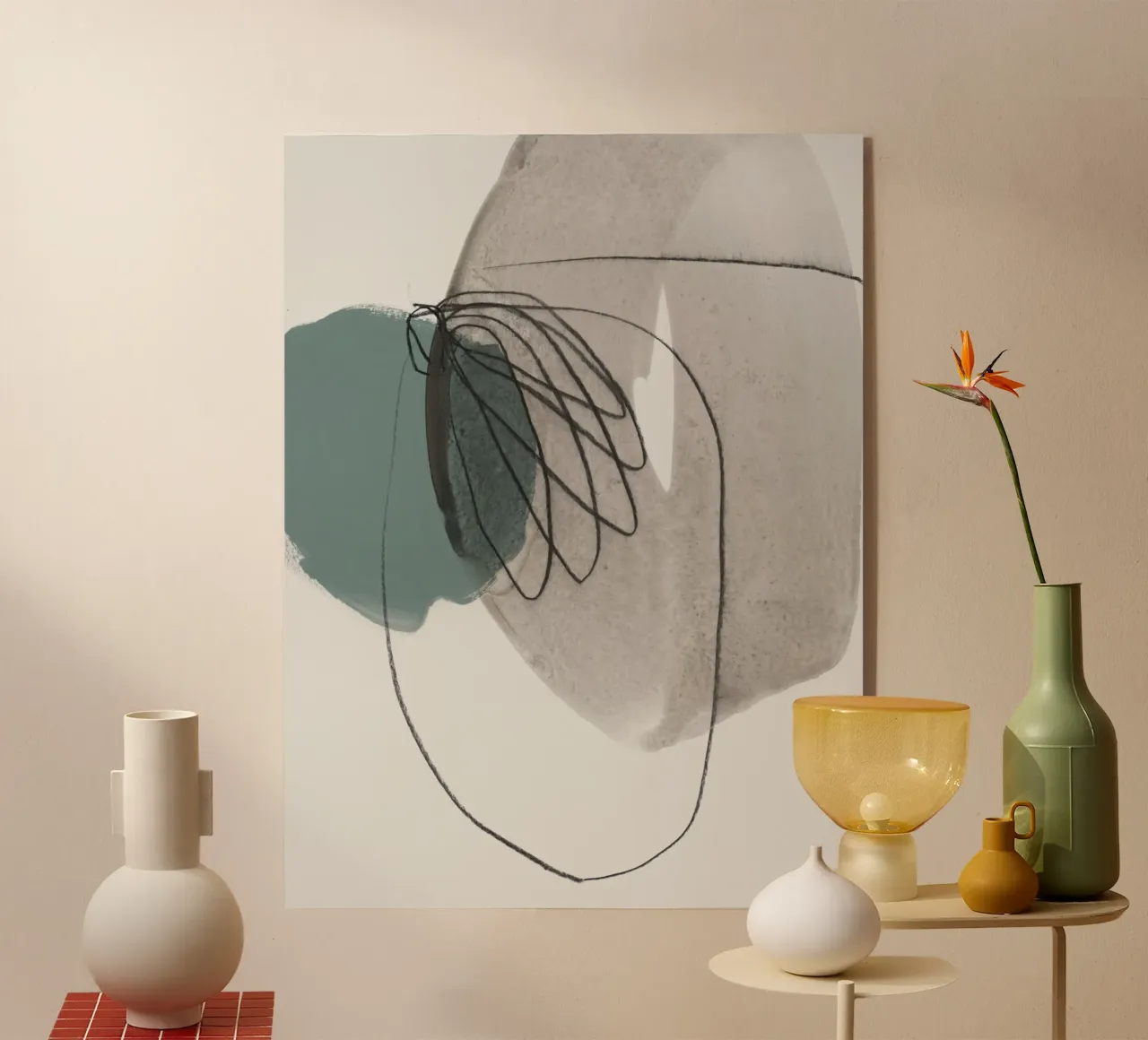 line and shape abstract 2 plexiglass da IRIS LEHNHARDT FINE ART