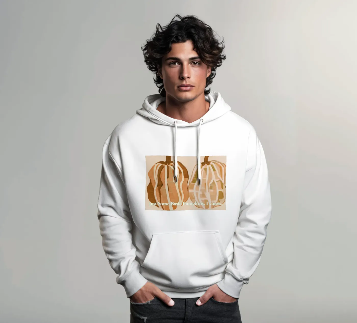 Een basis pompoenen hoodie van Melloi Art Print