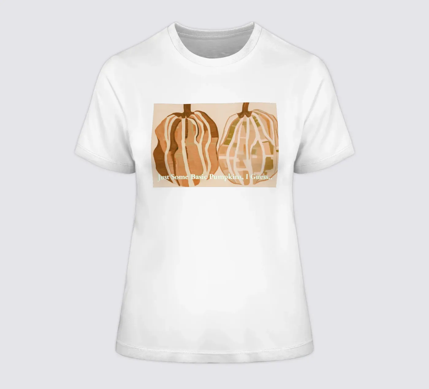 A Basic Pumpkins t-shirt ajusté pour femmes de Melloi Art Print