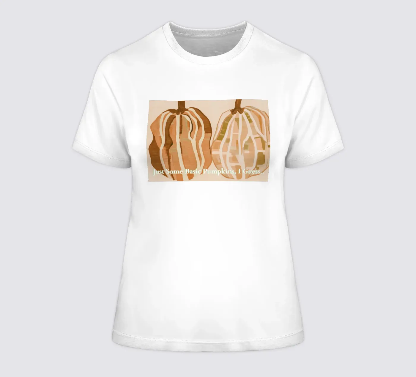 A Basic Pumpkins t-shirt ajusté pour femmes de Melloi Art Print