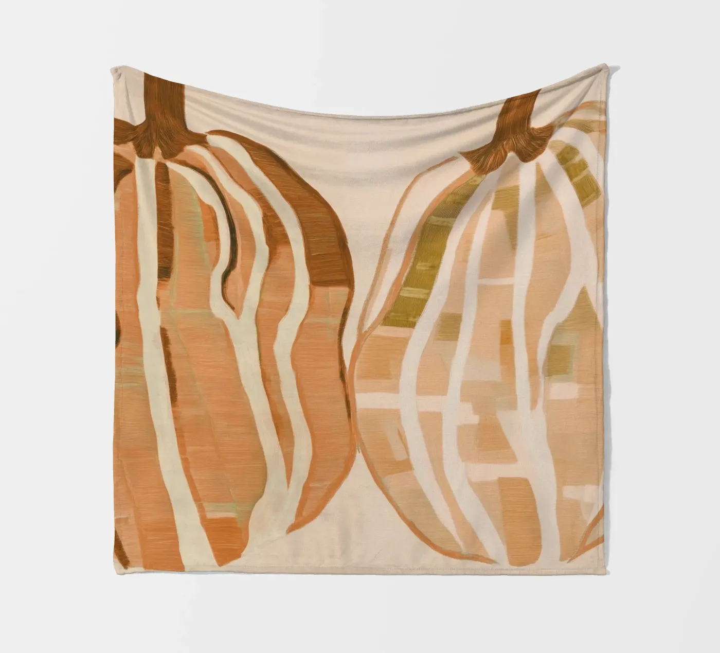 A Basic Pumpkins fleece blanket by Melloi Art Print
