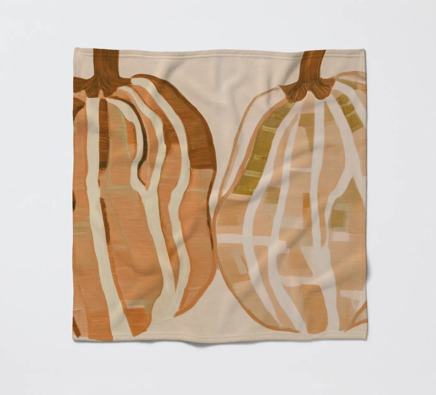 A Basic Pumpkins fleece blanket by Melloi Art Print