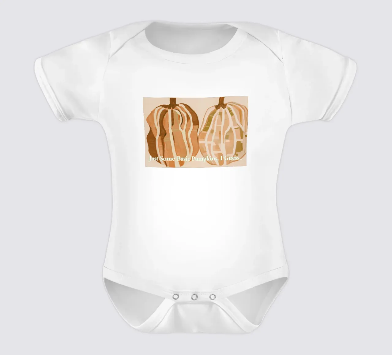 Zucche di base body neonato maniche corte da Melloi Art Print