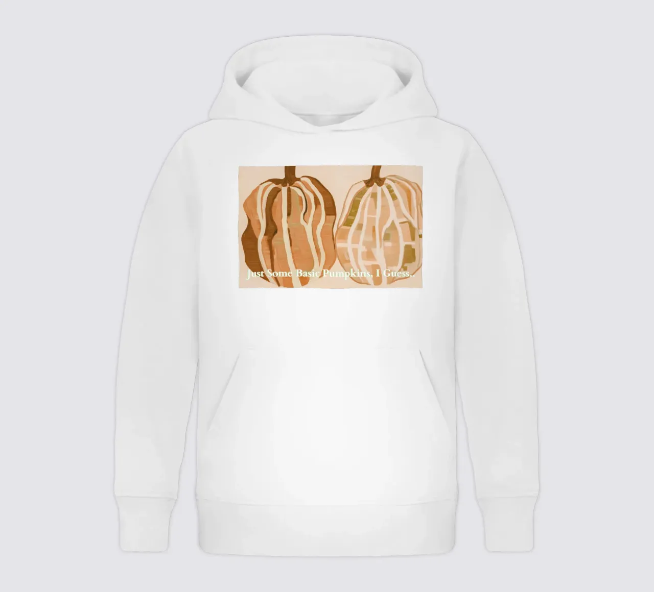 A Basic Pumpkins kinder hoodie van Melloi Art Print