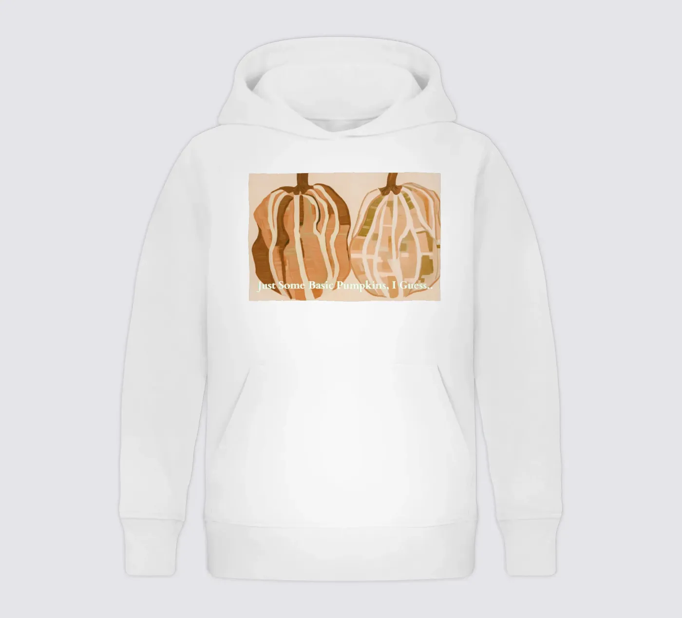 A Basic Kürbisse Kinder Hoodie von Melloi Art Print