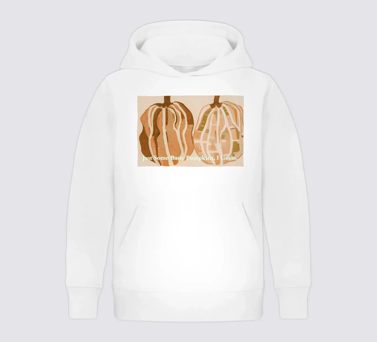 A Basic Pumpkins kinder hoodie van Melloi Art Print