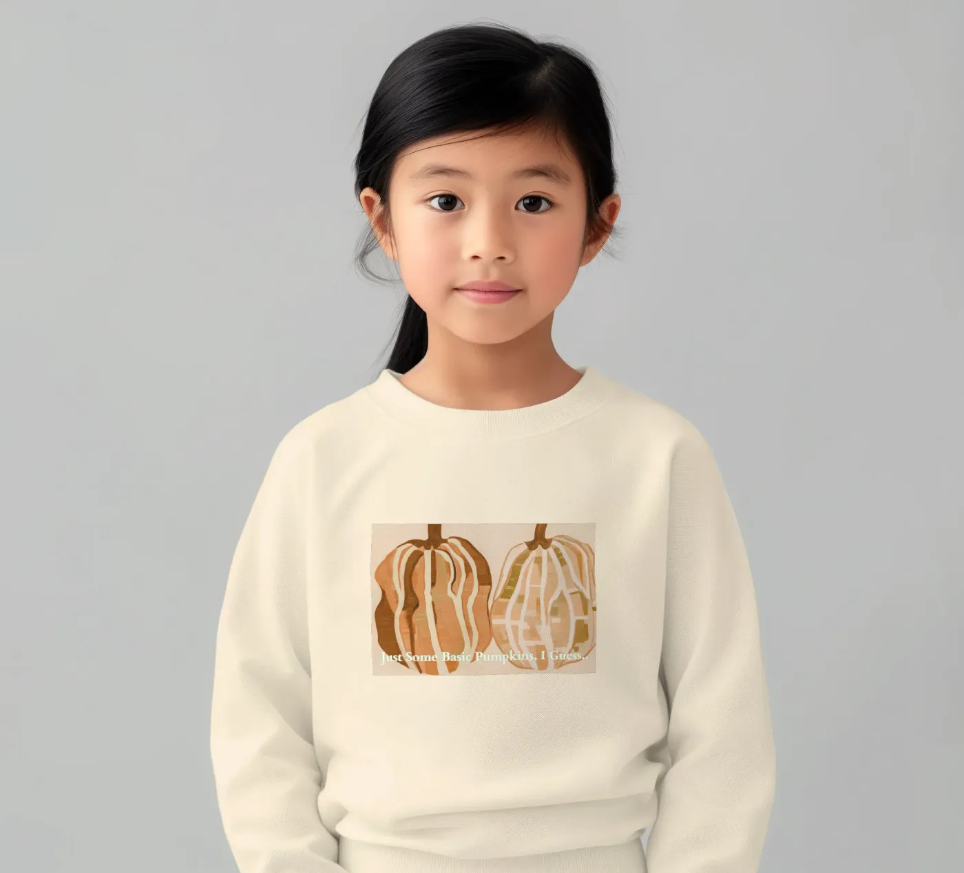 A Basic Pumpkins kids sweatshirt by Melloi Art Print