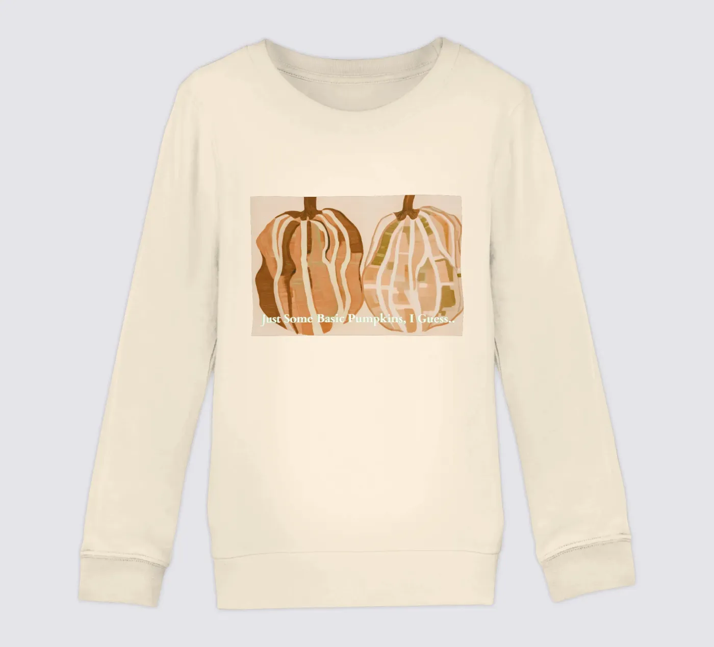 A Basic Pumpkins kids sweatshirt by Melloi Art Print