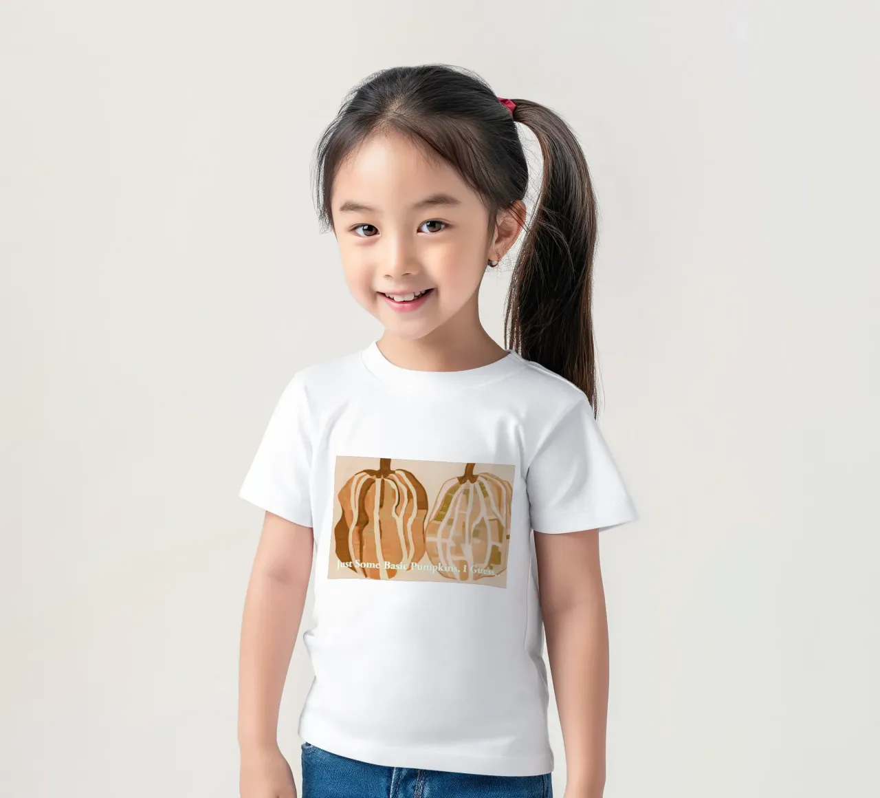 A Basic Pumpkins kids t-shirt by Melloi Art Print