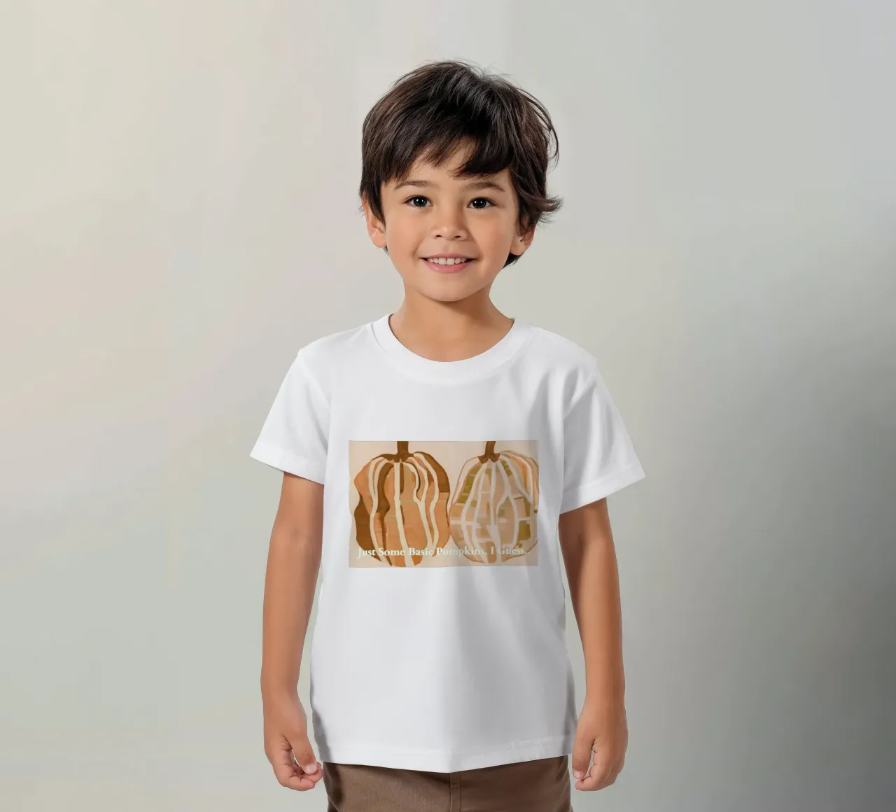 A Basic Pumpkins kids t-shirt by Melloi Art Print