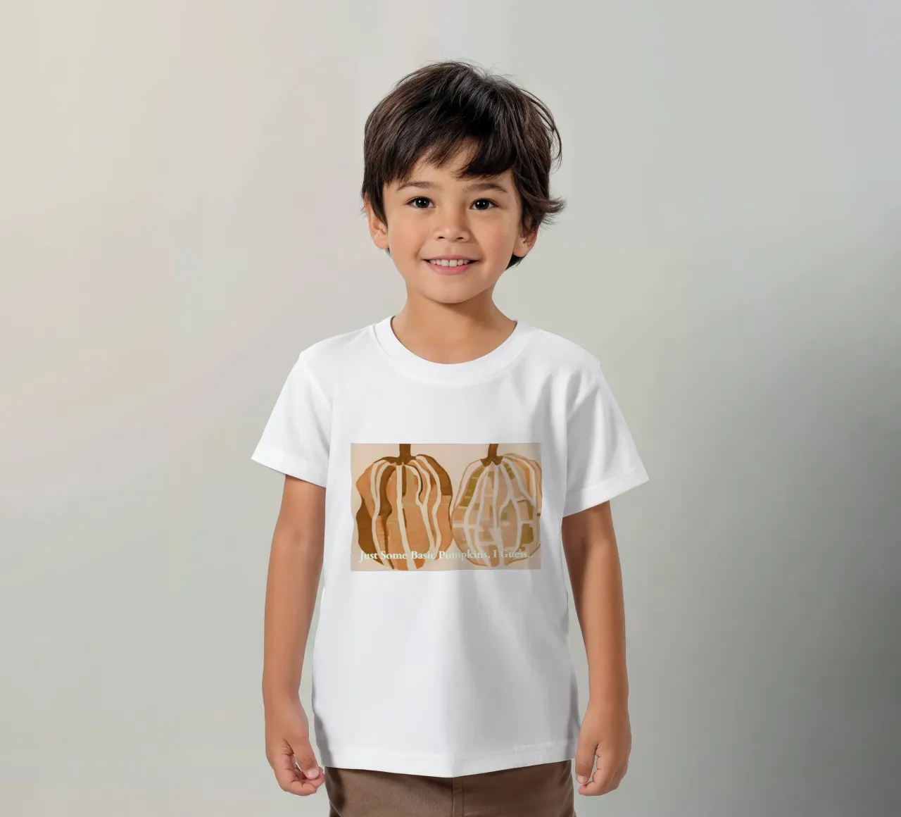 A Basic Pumpkins kids t-shirt by Melloi Art Print