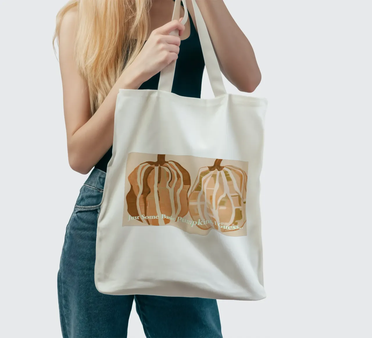 A Basic Pumpkins tote bag by Melloi Art Print