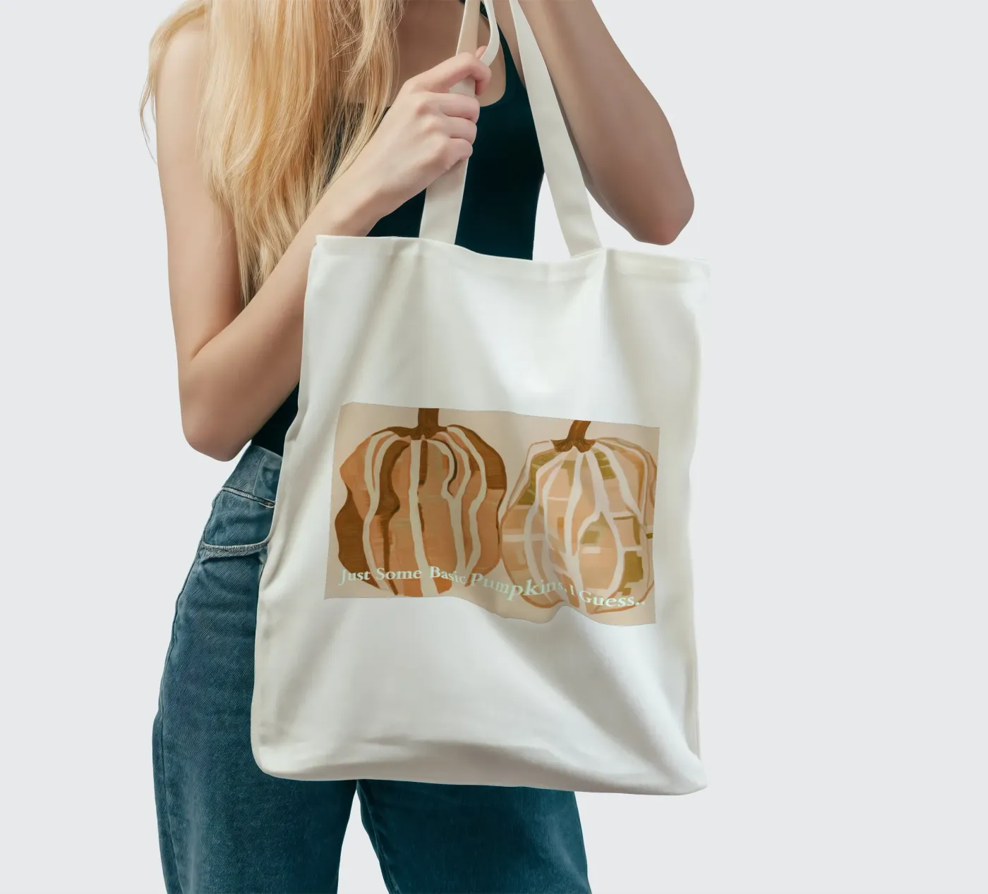 A Basic Pumpkins tote bag by Melloi Art Print