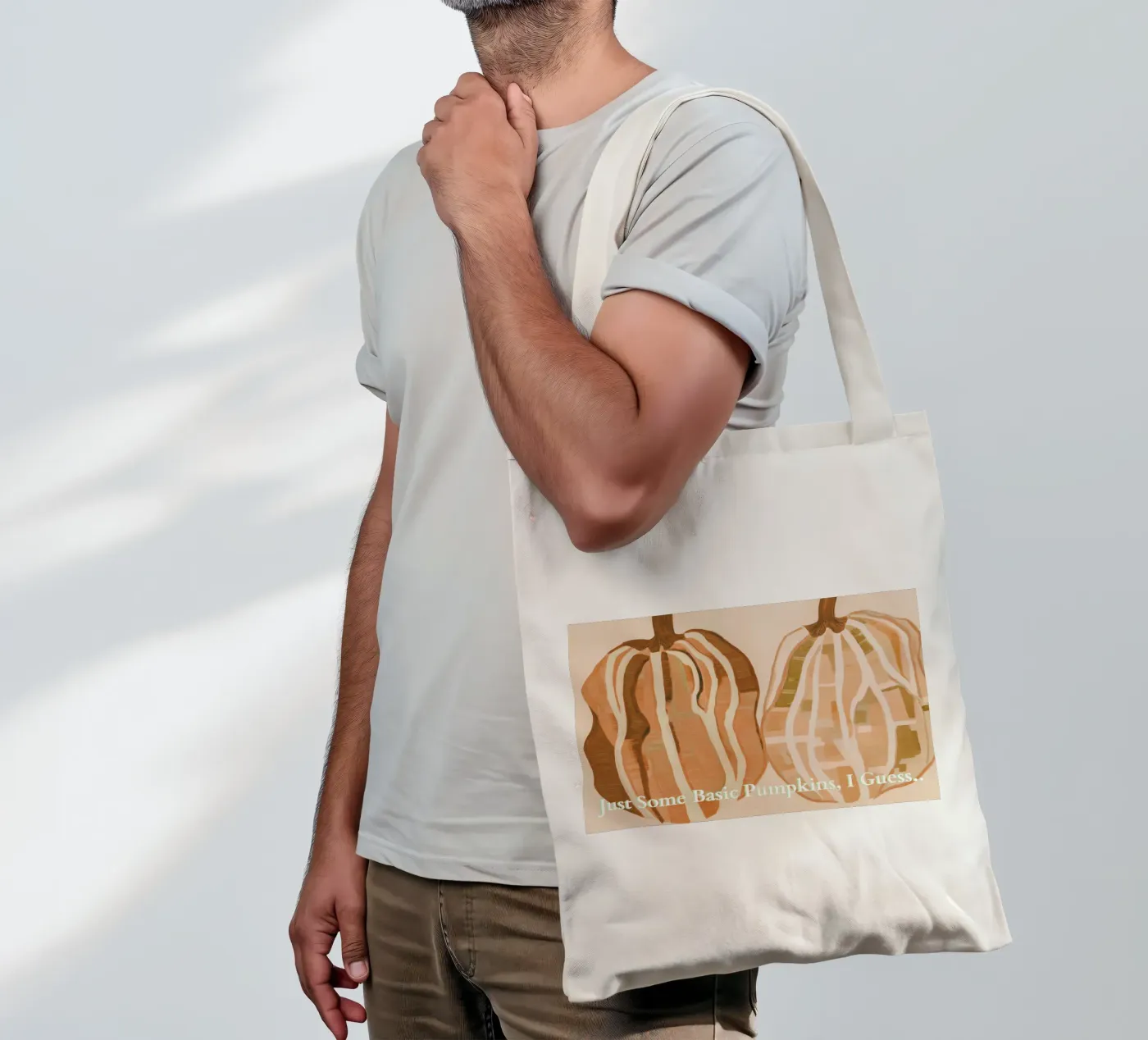 A Basic Pumpkins tote bag by Melloi Art Print