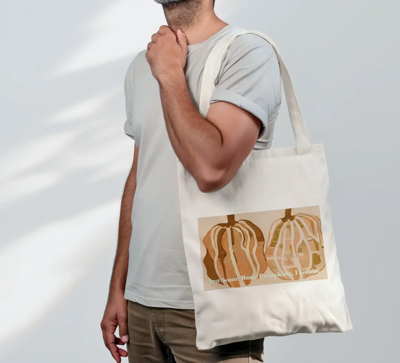 A Basic Pumpkins tote bag by Melloi Art Print