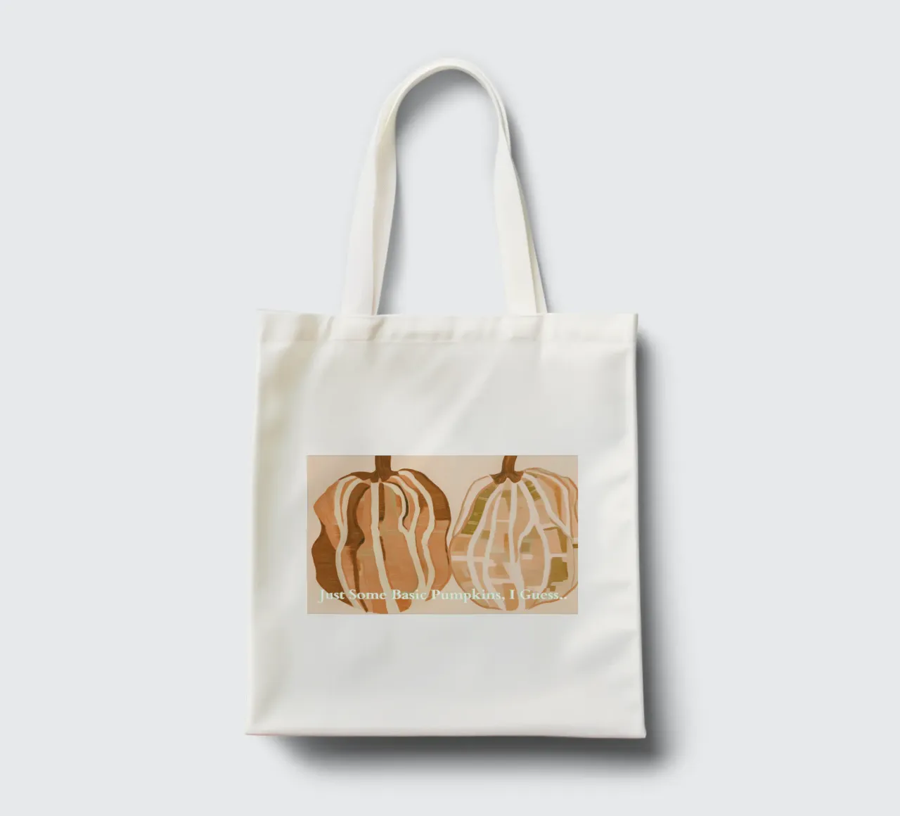 A Basic Pumpkins tote bag by Melloi Art Print