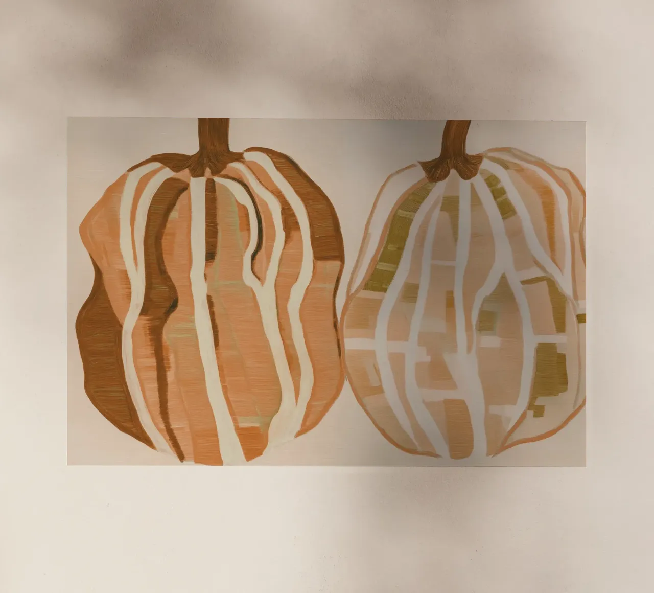 A Basic Pumpkins backlit film by Melloi Art Print