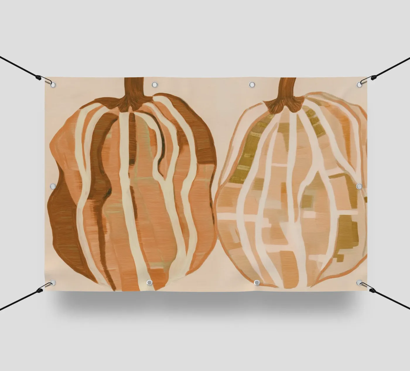A Basic Pumpkins bâche pvc de Melloi Art Print