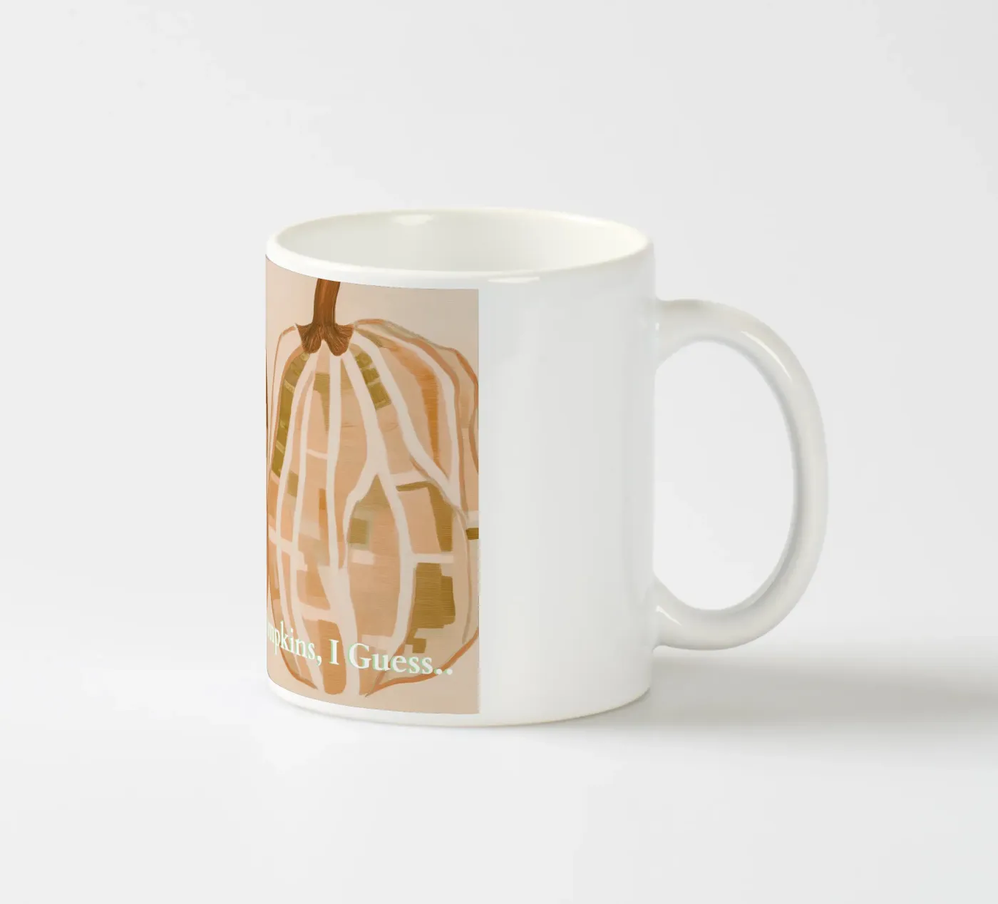 A Basic Pumpkins keramische mok van Melloi Art Print