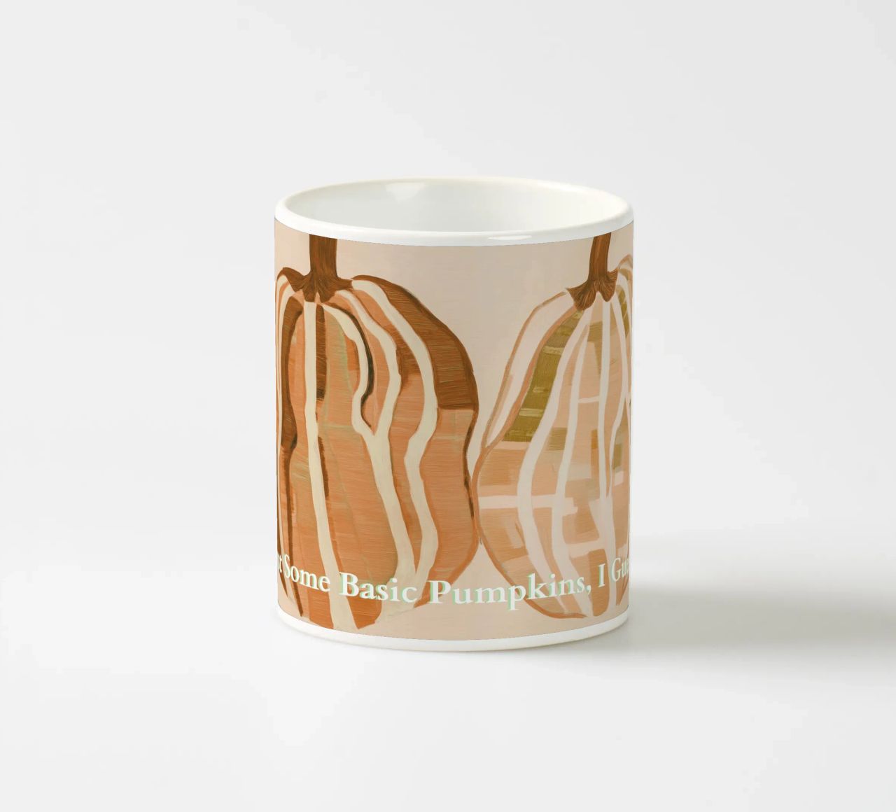 Zucche di base tazza in ceramica da Melloi Art Print