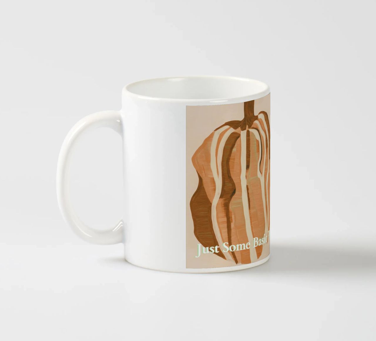 Zucche di base tazza in ceramica da Melloi Art Print