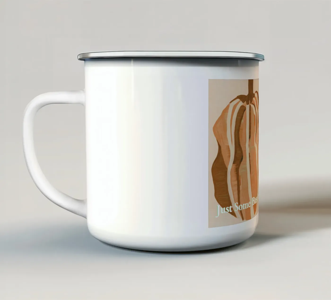 A Basic Pumpkins tazza in smalto da Melloi Art Print