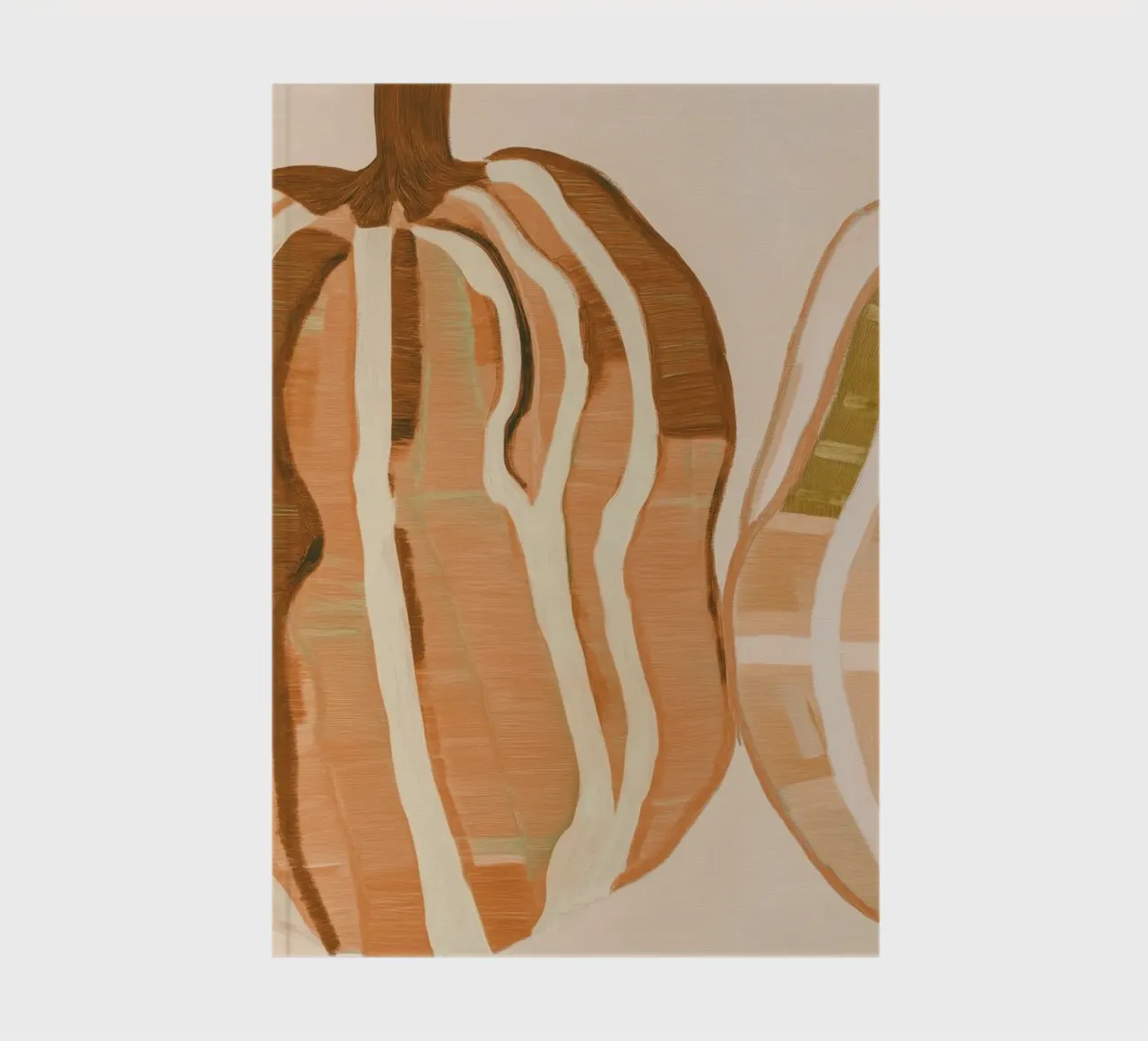 A Basic Pumpkins notebook by Melloi Art Print