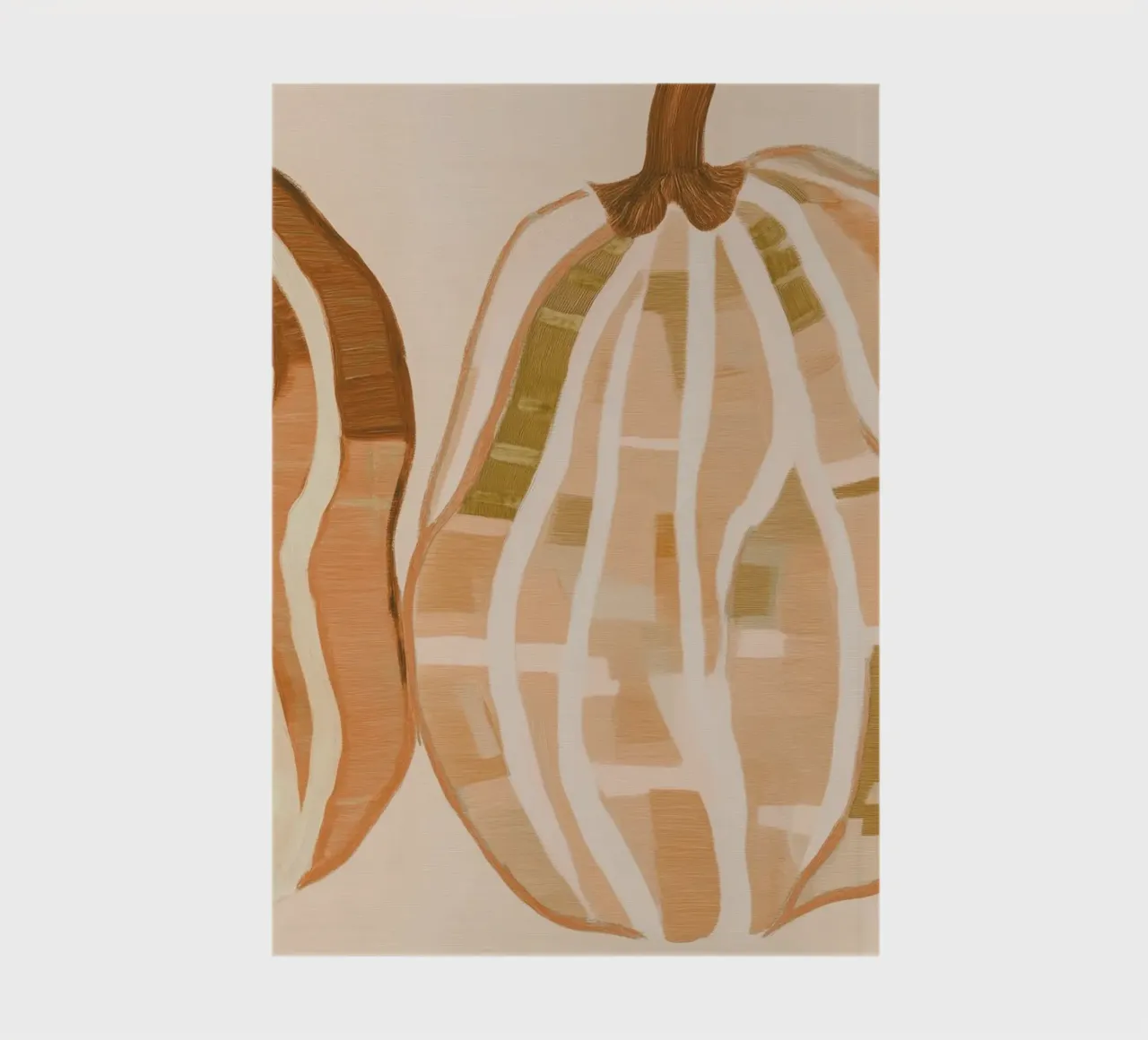 A Basic Pumpkins notebook by Melloi Art Print