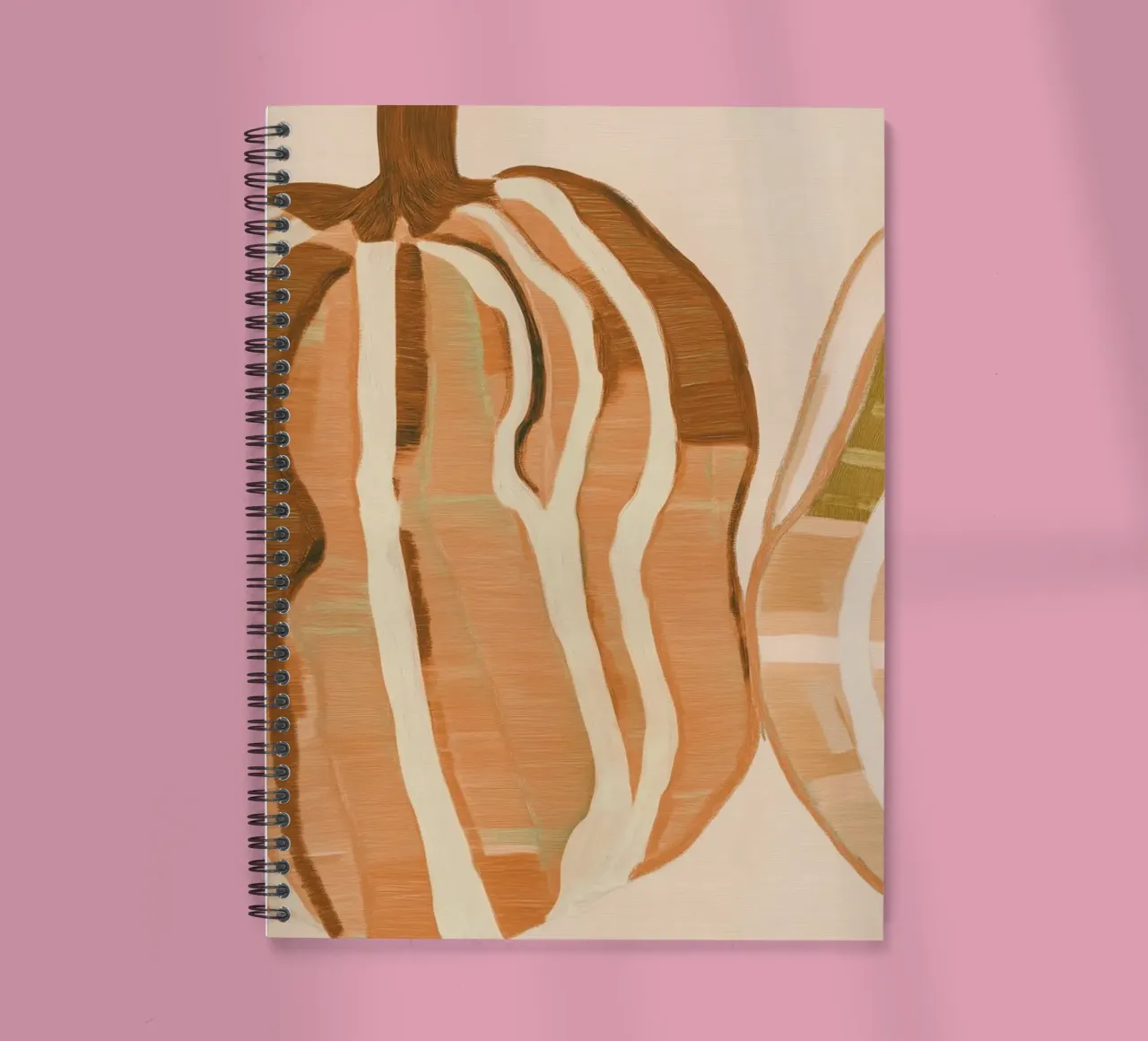 A Basic Pumpkins spiral notebook by Melloi Art Print