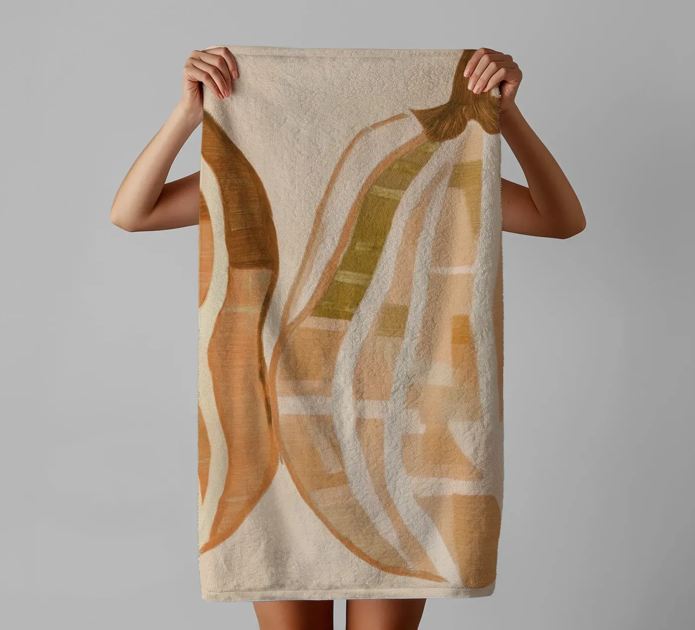 A Basic Pumpkins badhanddoek van Melloi Art Print