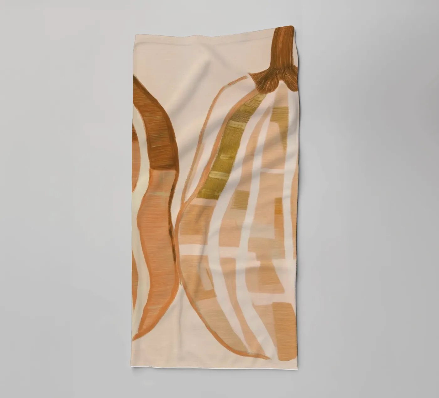 A Basic Pumpkins badhanddoek van Melloi Art Print