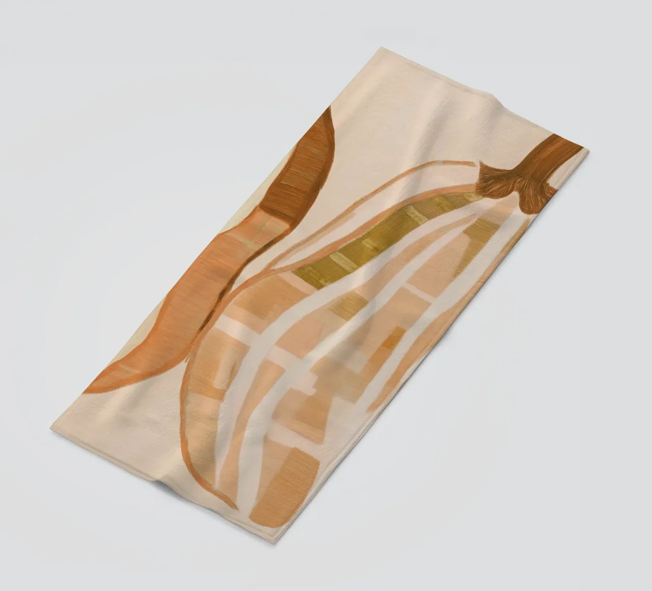 A Basic Pumpkins beach towel by Melloi Art Print