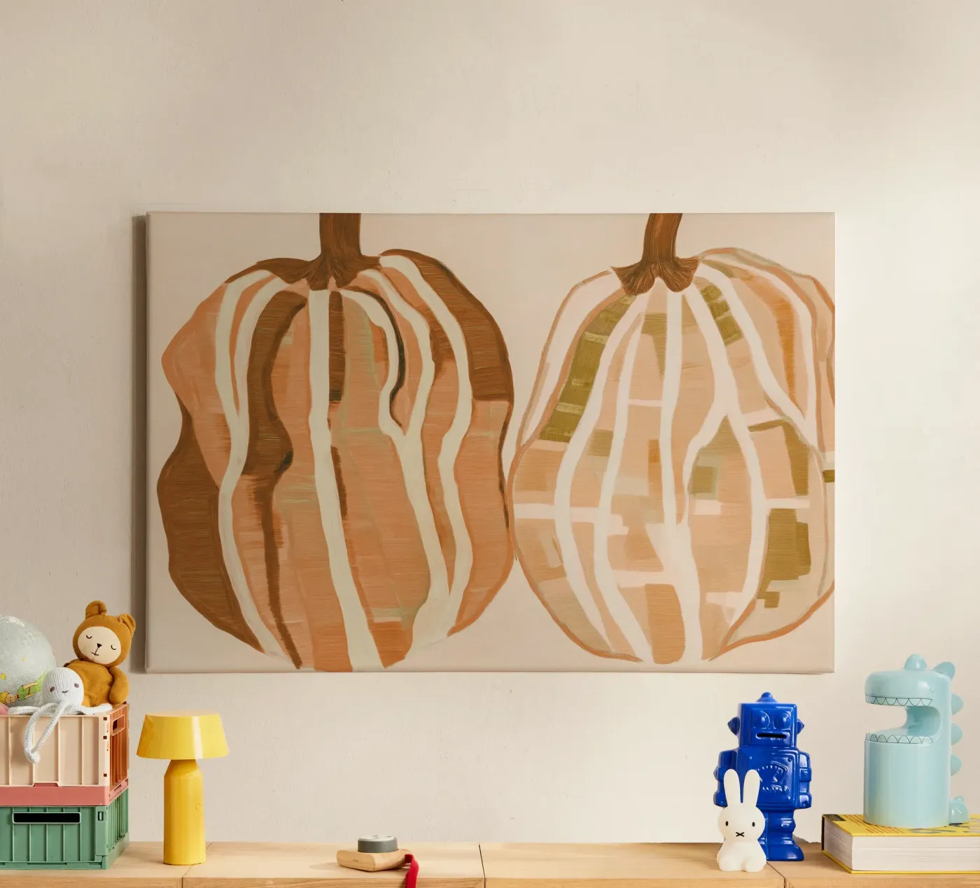 A Basic Pumpkins Leinwand von Melloi Art Print