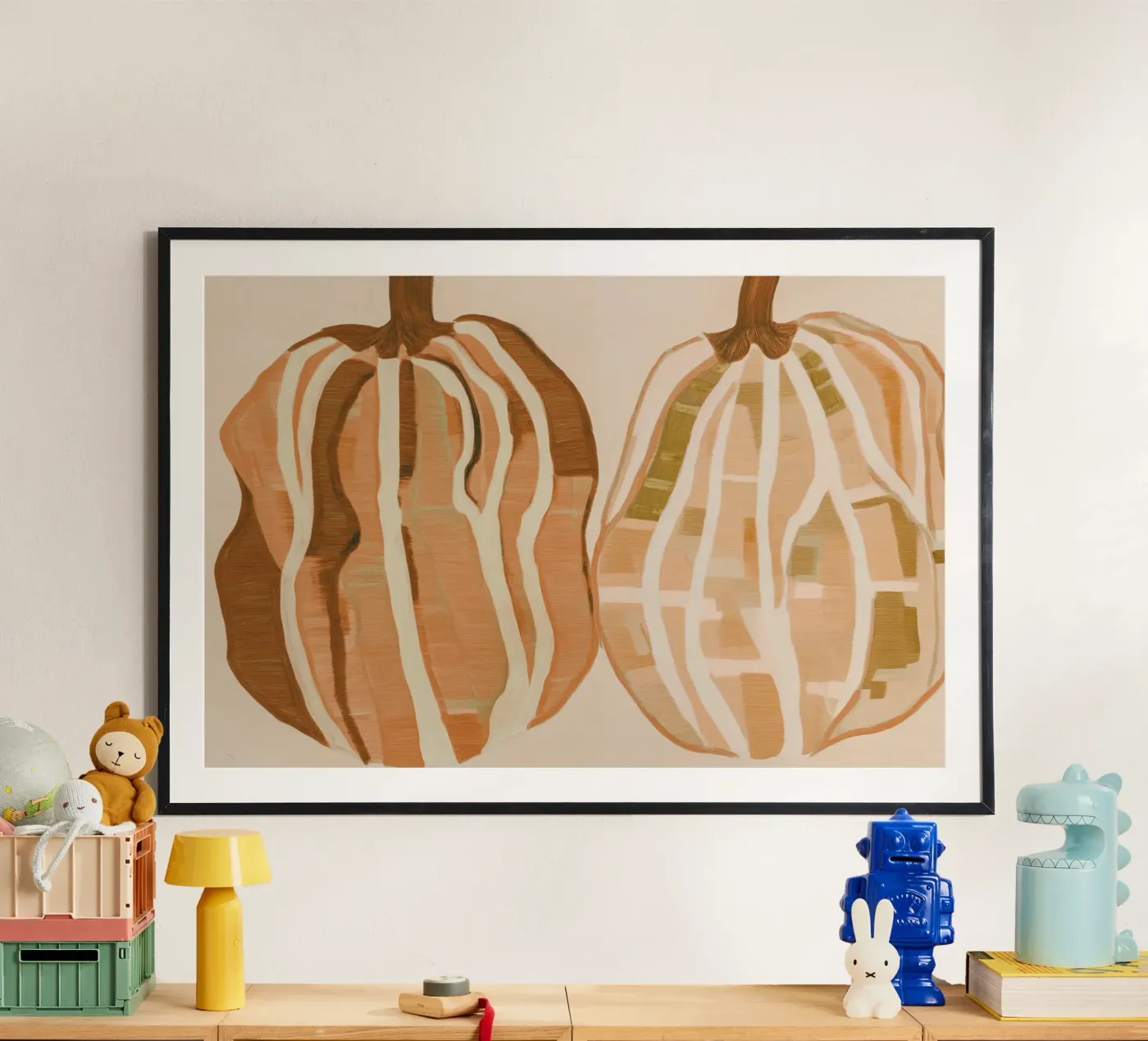 A Basic Pumpkins Poster von Melloi Art Print