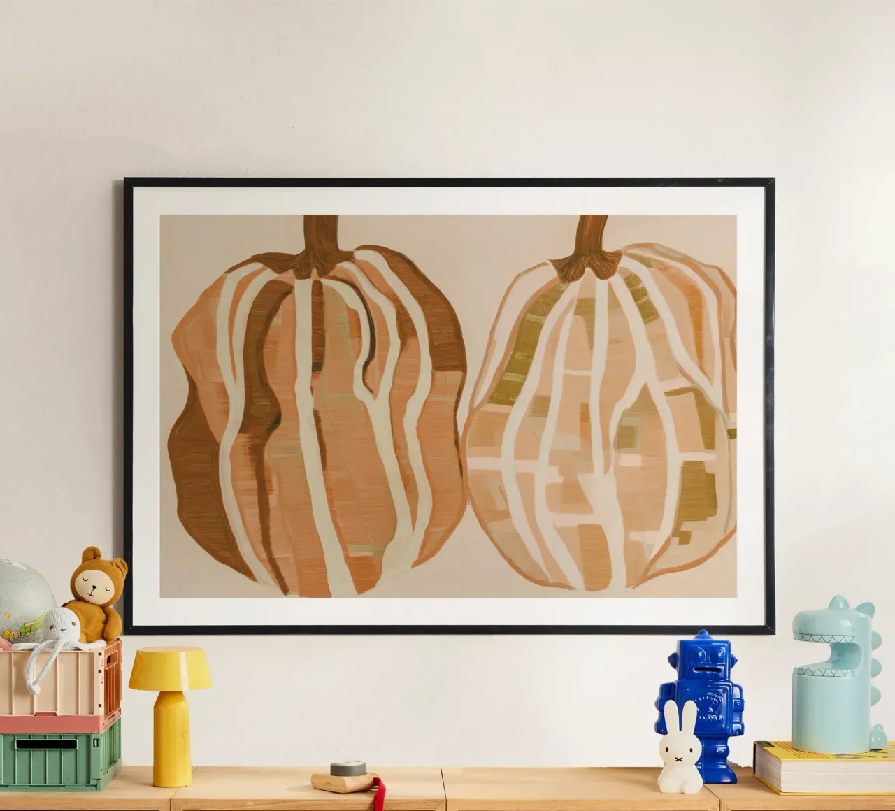 A Basic Pumpkins poster by Melloi Art Print