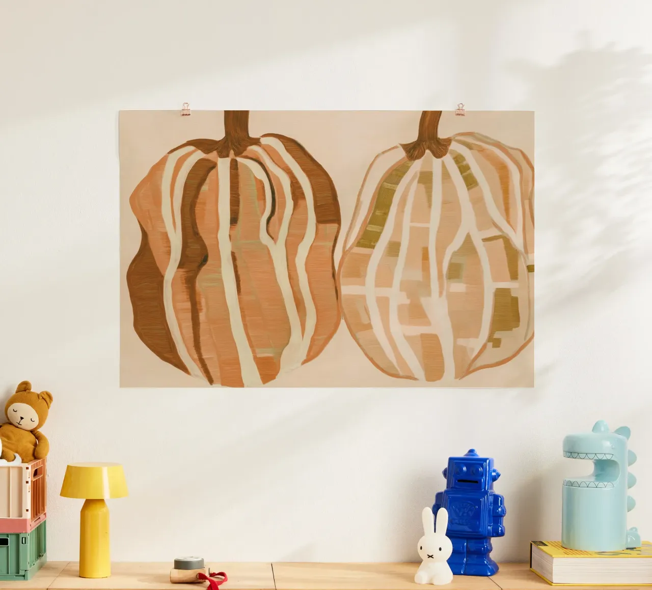 A Basic Pumpkins poster by Melloi Art Print