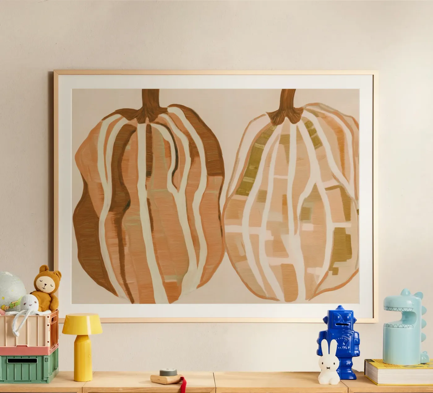 A Basic Pumpkins Poster von Melloi Art Print