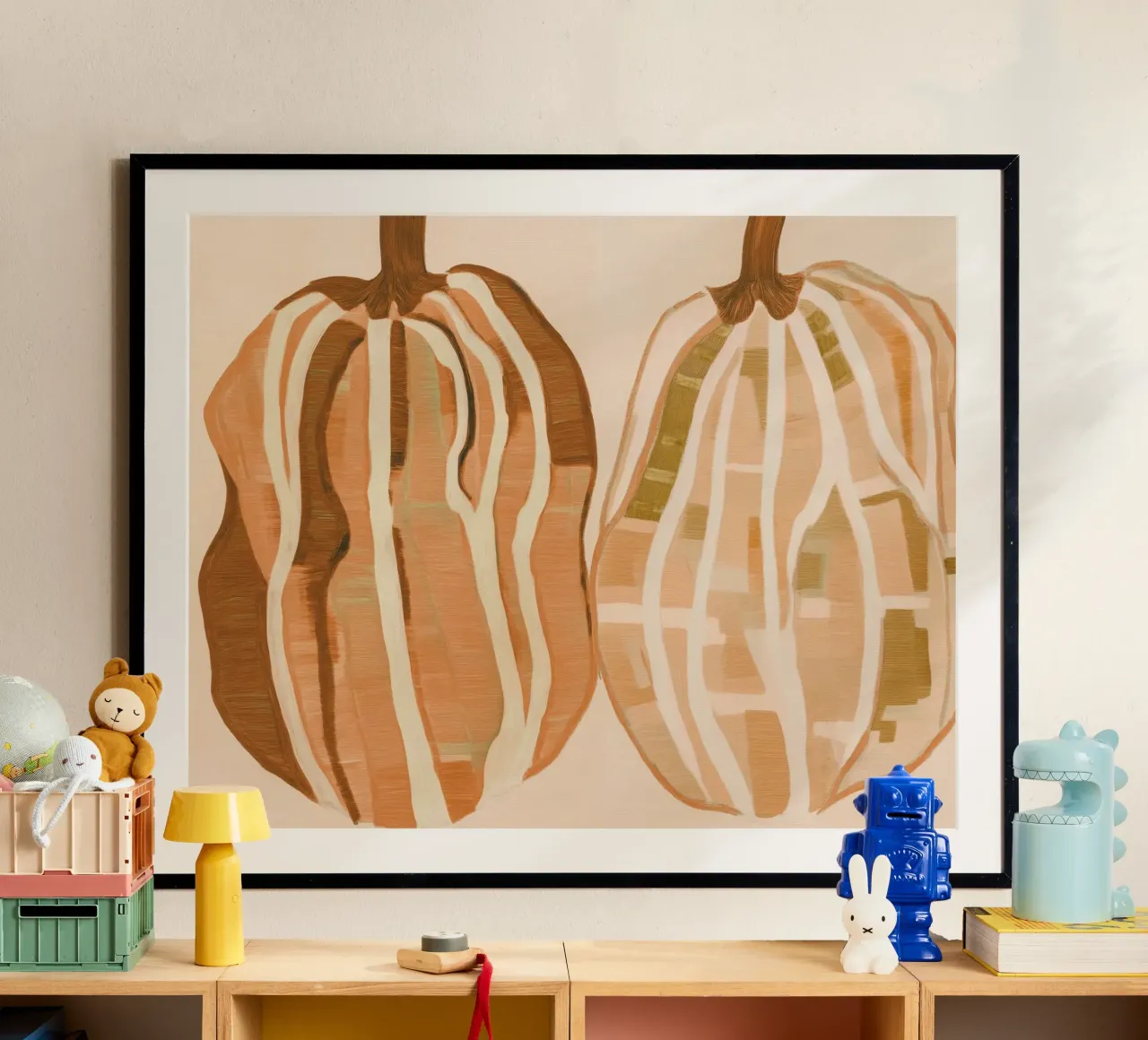 A Basic Pumpkins poster by Melloi Art Print
