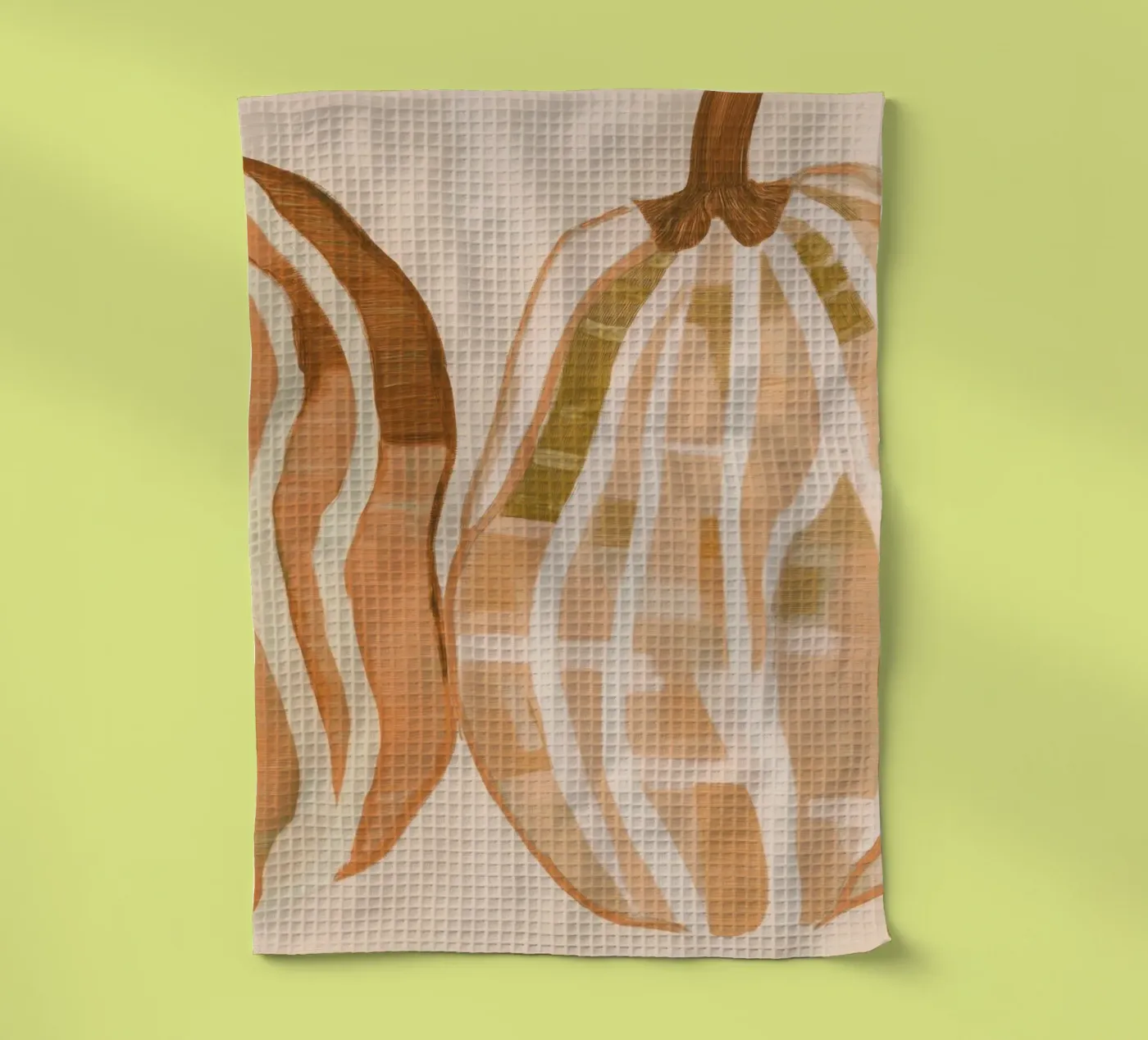 A Basic Pumpkins theedoek van Melloi Art Print