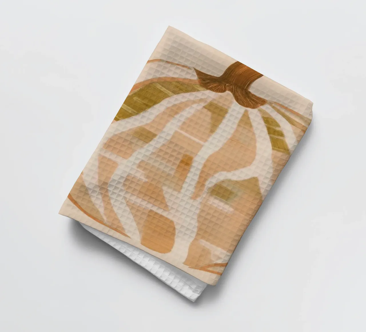 A Basic Pumpkins tea towel by Melloi Art Print