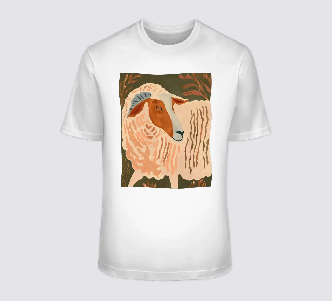 Ram rustico astratto 3 t-shirt da ThingDesign