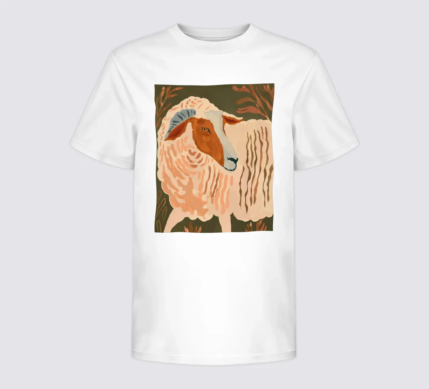 Ram rustico astratto 3 t-shirt bambini da ThingDesign