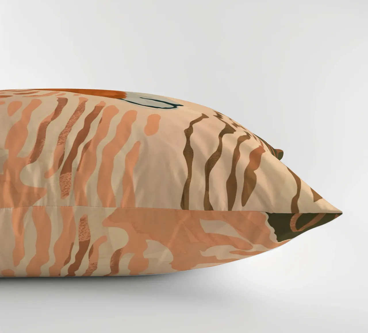 Ram rustico astratto 3 cuscino da ThingDesign