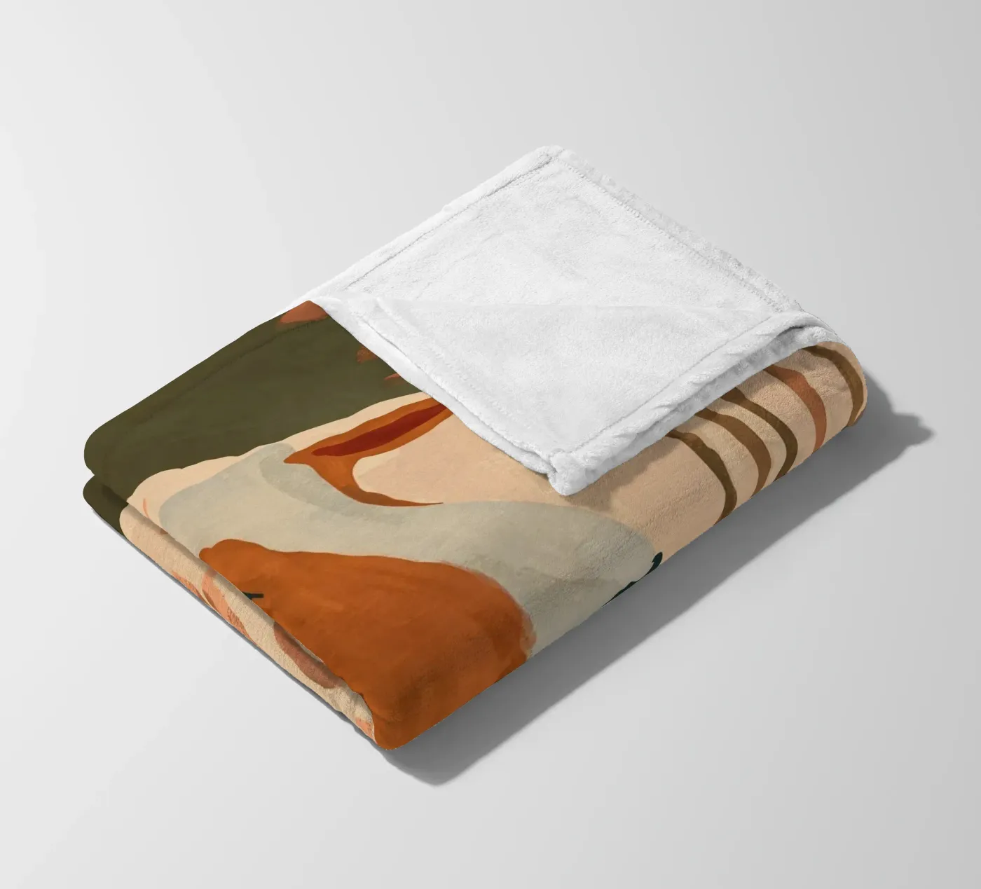 Abstracte Rustieke Ram 3 fleecedeken van ThingDesign