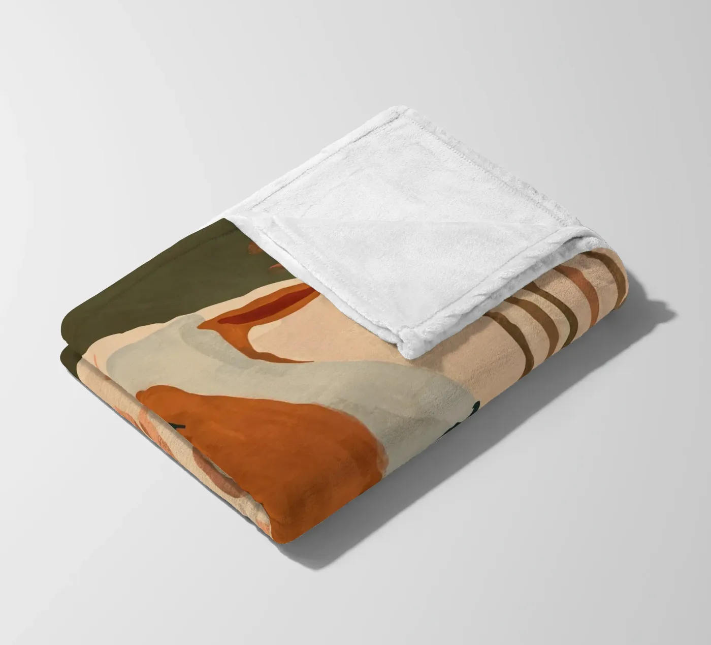 Abstracte Rustieke Ram 3 fleecedeken van ThingDesign