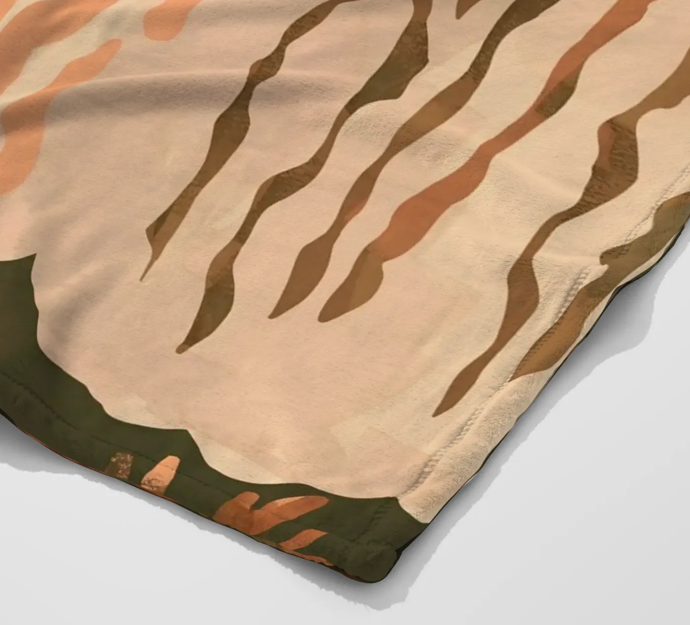 Abstracte Rustieke Ram 3 fleecedeken van ThingDesign