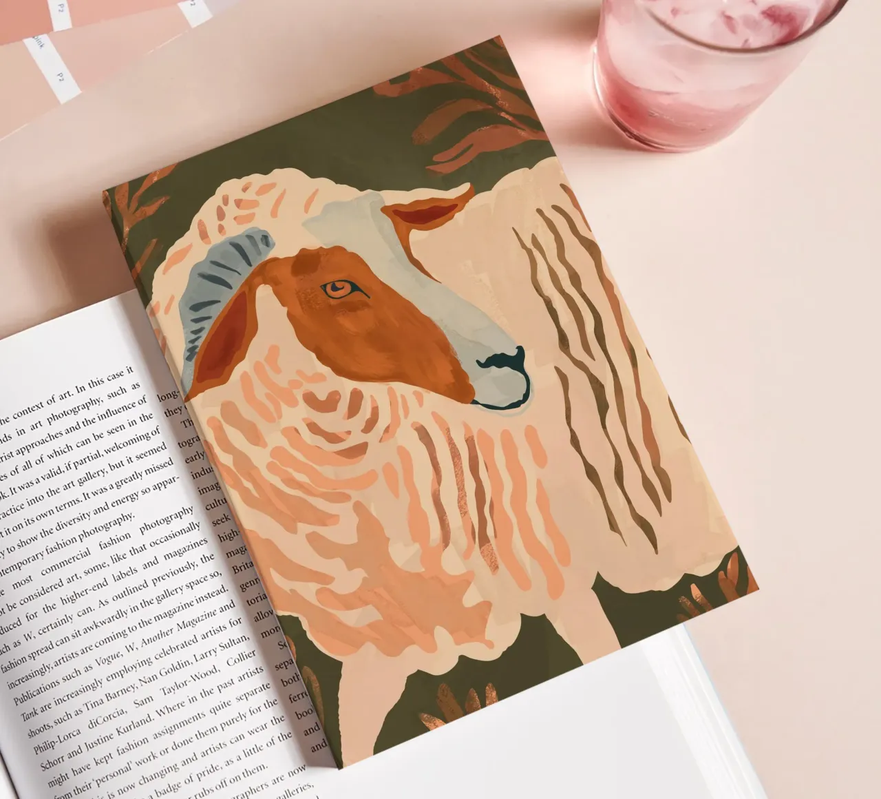 Abstract Rustic Ram 3 notebook by ThingDesign