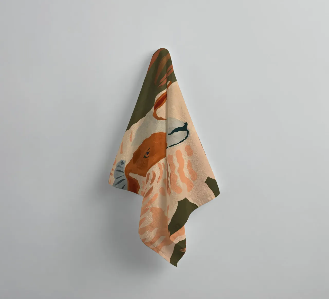 Ram rustico astratto 3 asciugamano da bagno da ThingDesign