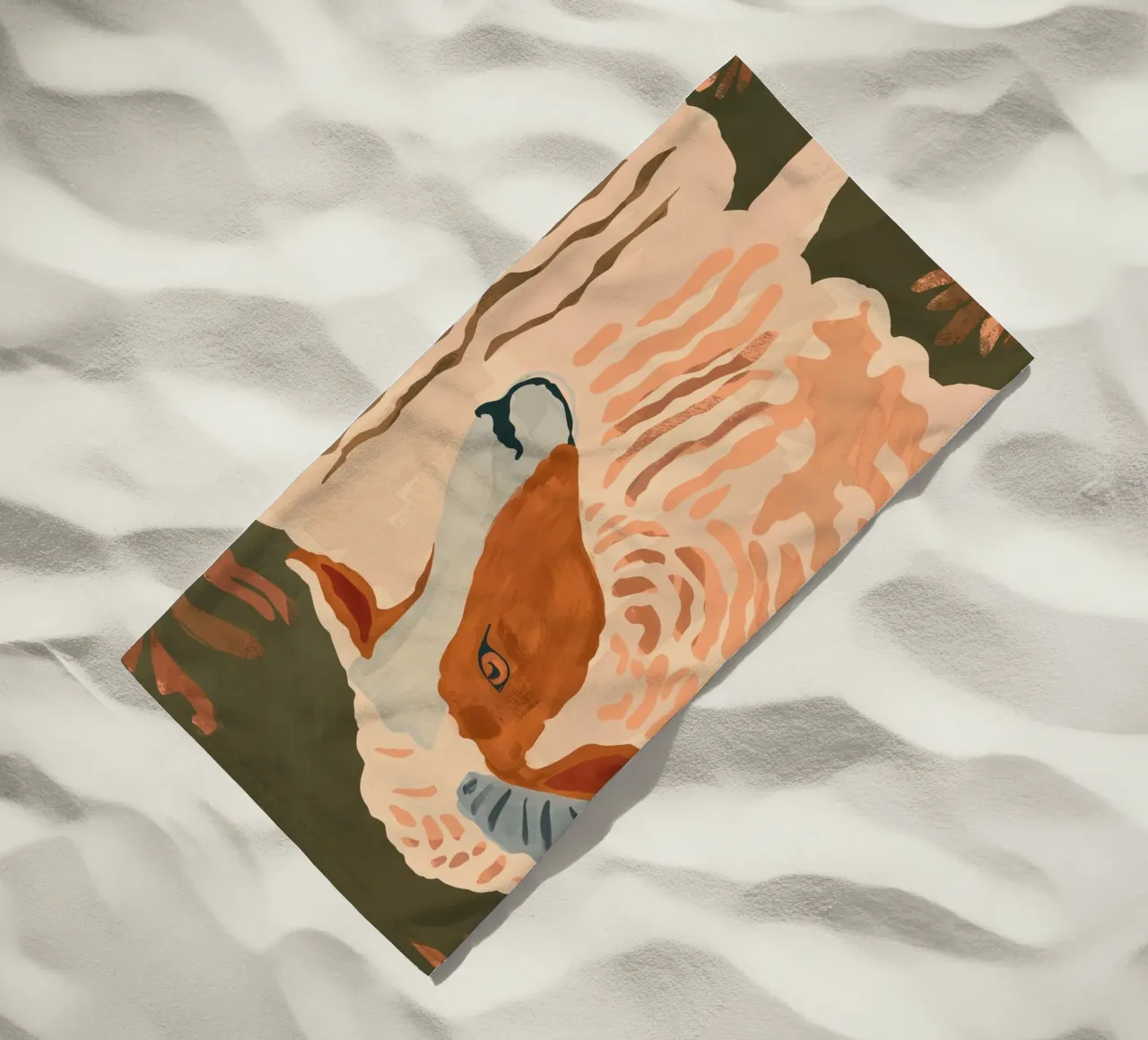 Ram rustico astratto 3 telo mare da ThingDesign